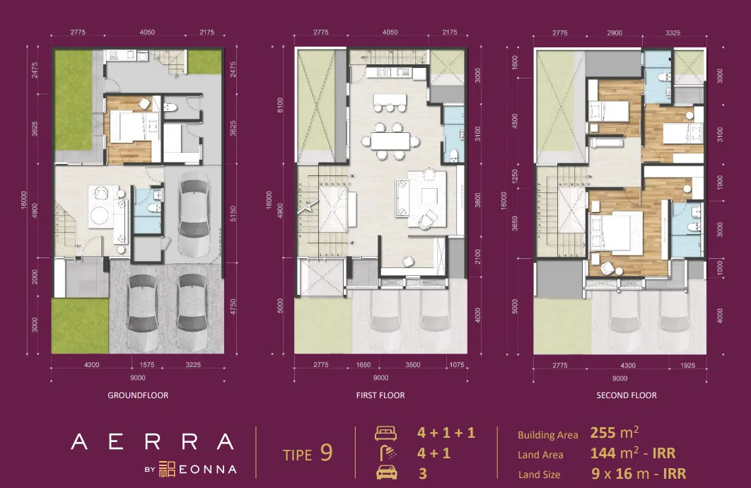 Floor plan for Type 9
