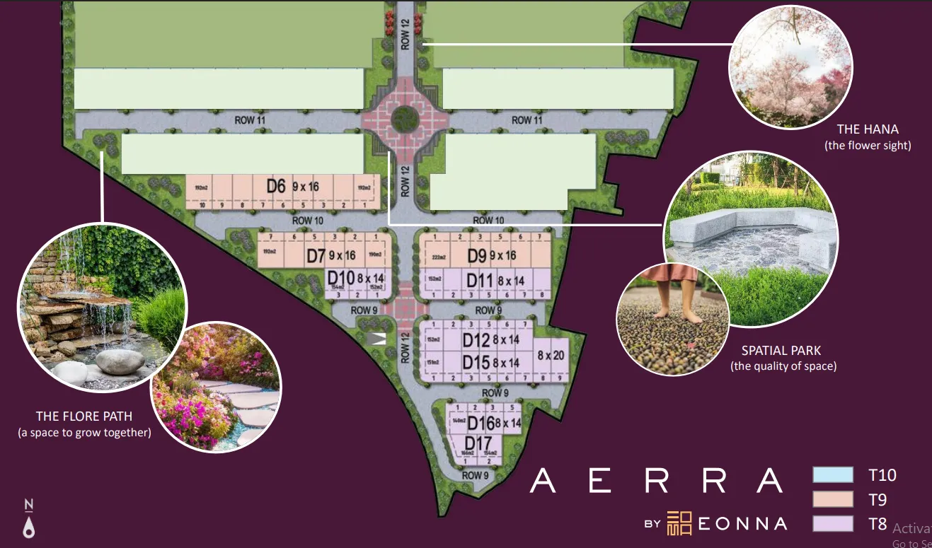 Aerra by Eonna Site Plan - Unit Layout