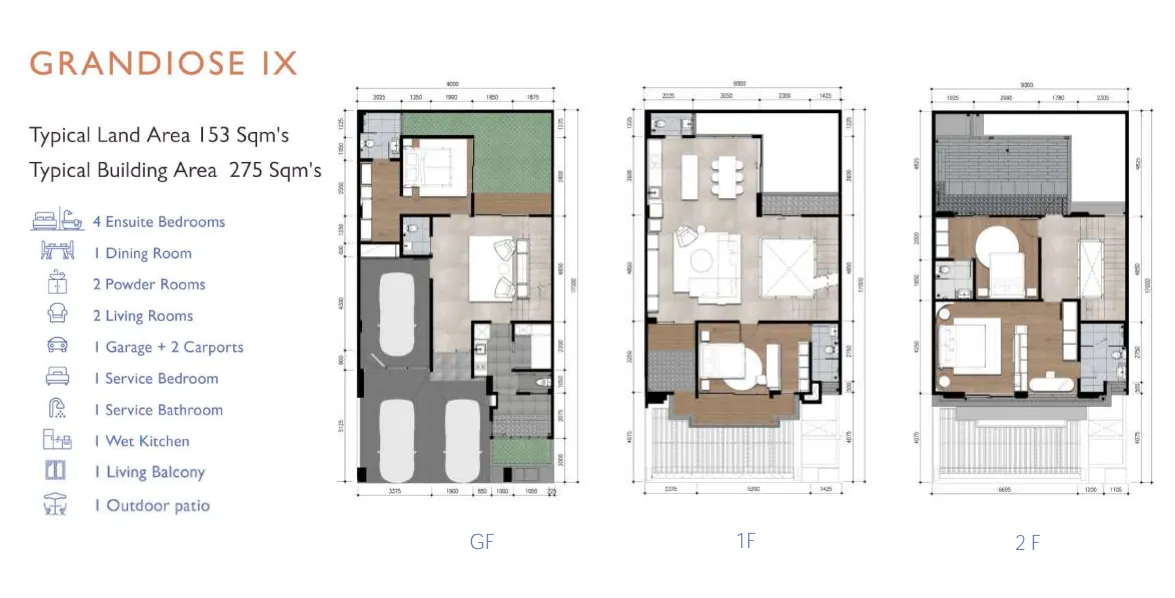 Floor plan for Grandiose IX