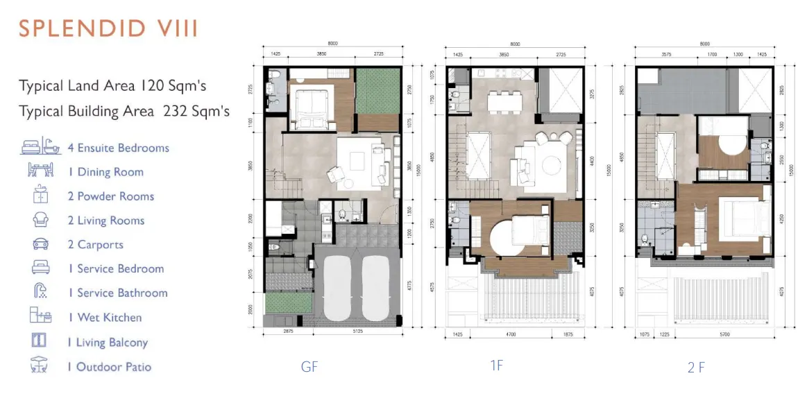 Floor plan for Splendid VIII